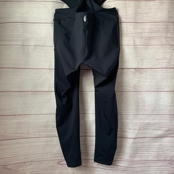 Free People Movement Black One-Piece Athletic Jumpsuit Crisscross Back Size M - Picture 7 of 12
